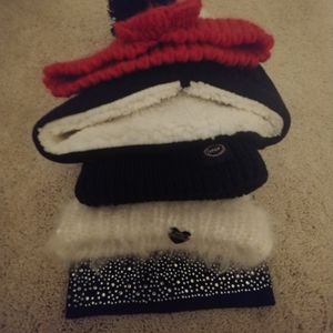 Bundle Winter Hat Beanie Headband Ear Warmers Lot